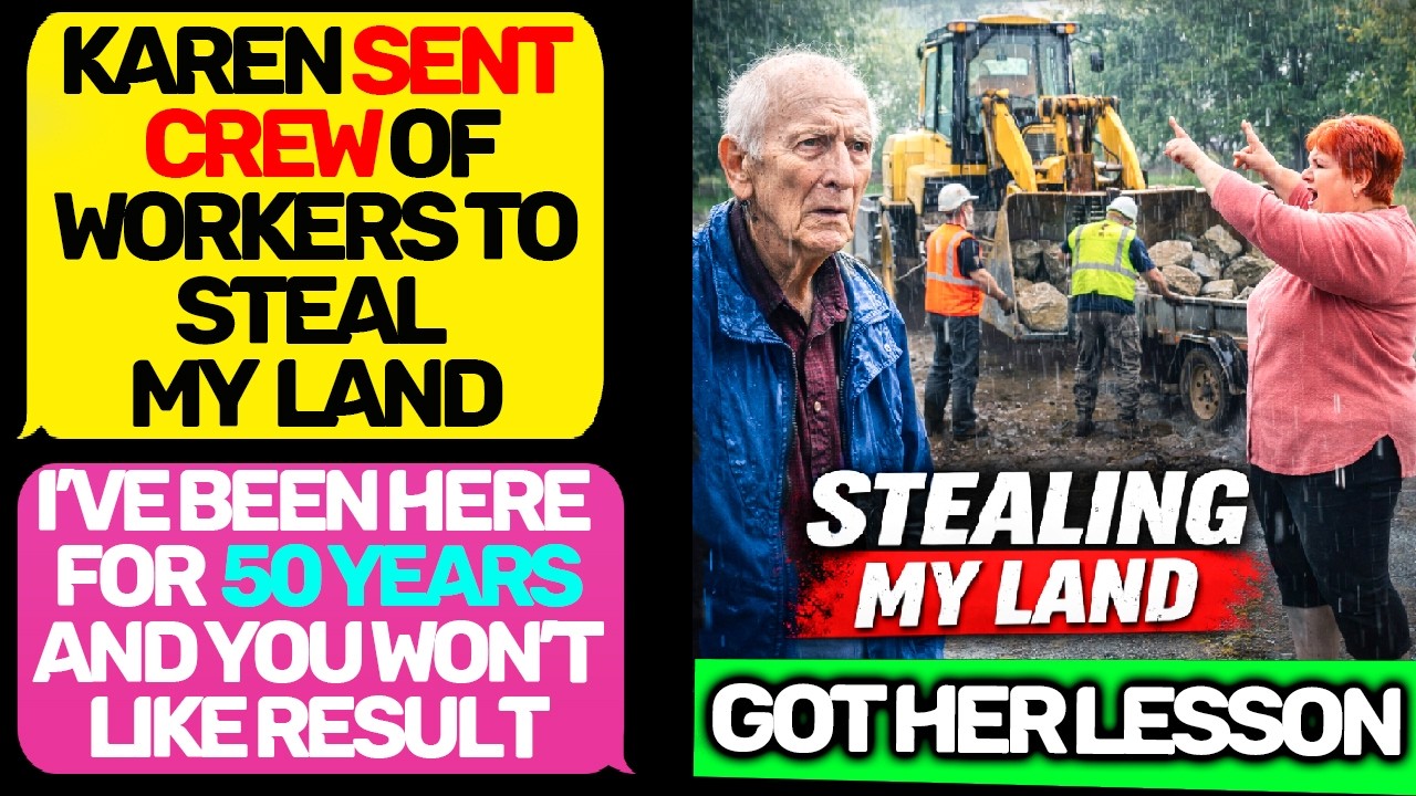 Neighbour Karen sent a Crew of Workers to Steal My Property From My Land MaliciousCompliance