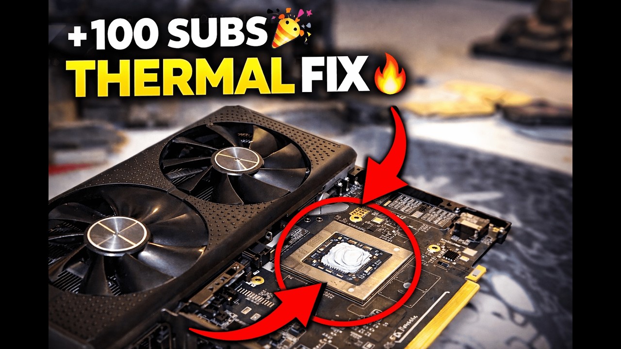 RX 570 ERA PE MOARTE?! 😳 I-am schimbat pasta + 100 SUBS