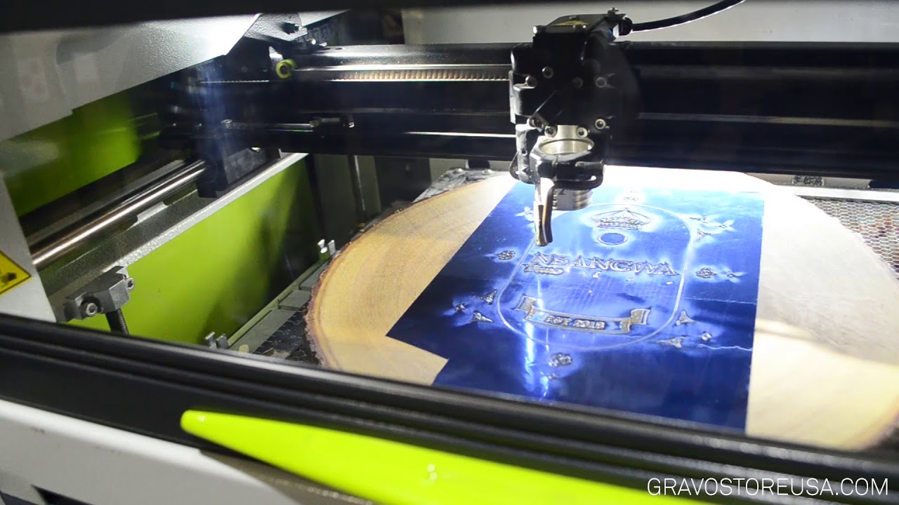 Engraving with Blue Laser Foil | Wood Engraving | Laser Engraver