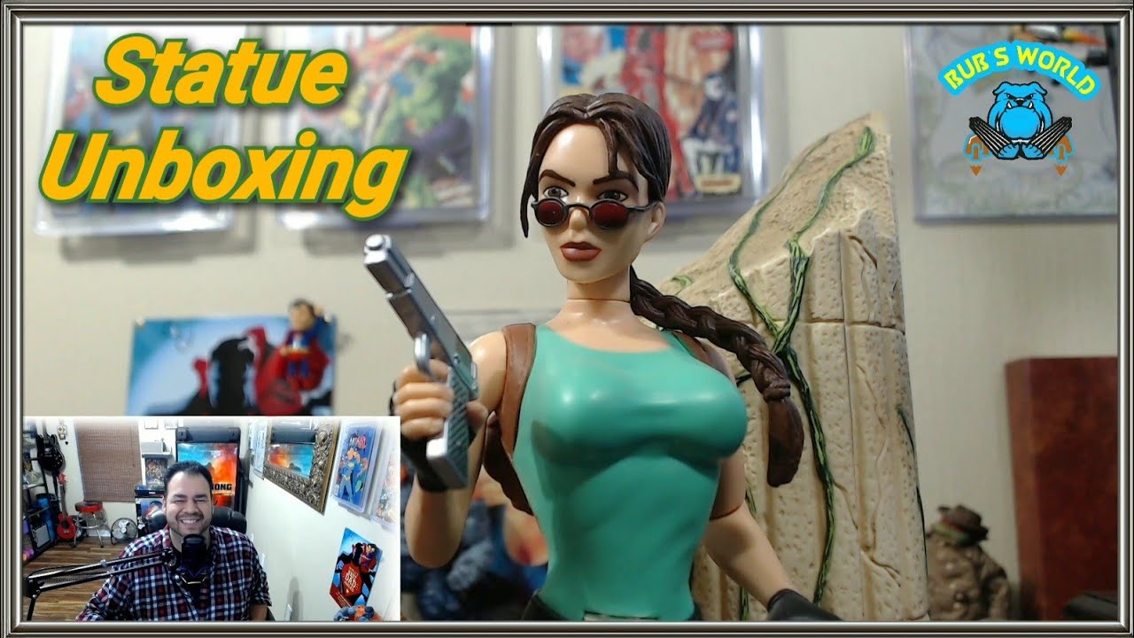 Lara Croft Tomb Raider Statue Unboxing