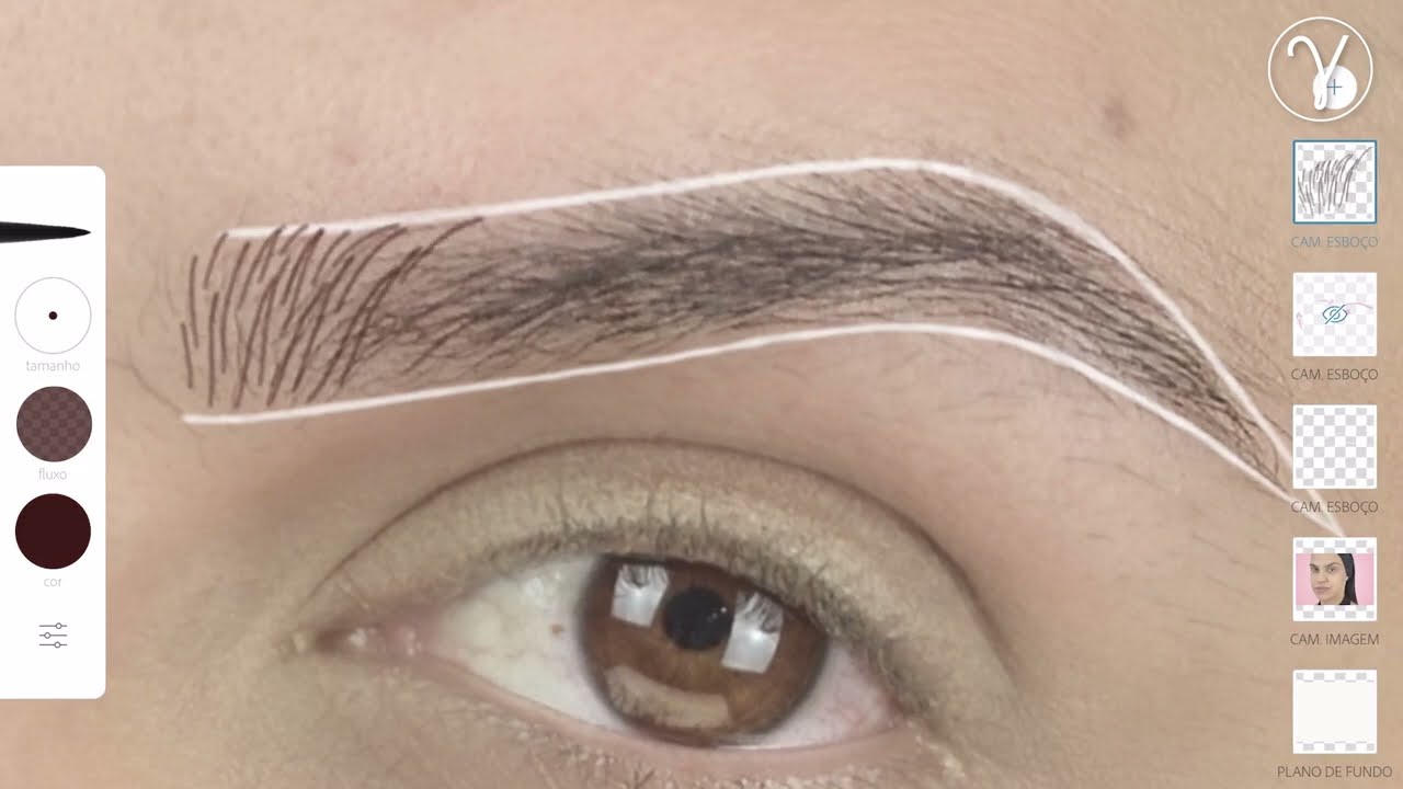 Microblading: Simulação do Esqueleto nas Sobrancelhas
