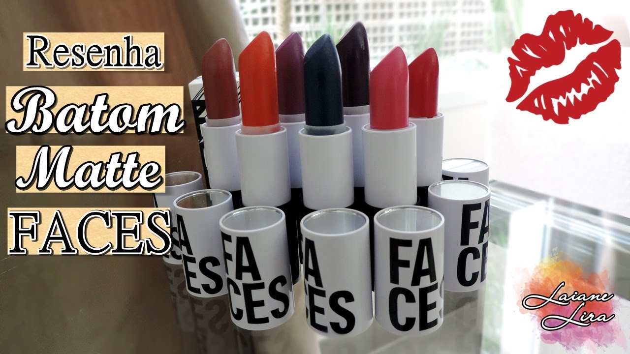 RESENHA: BATOM MATTE NATURA FACES | LAIANE LIRA