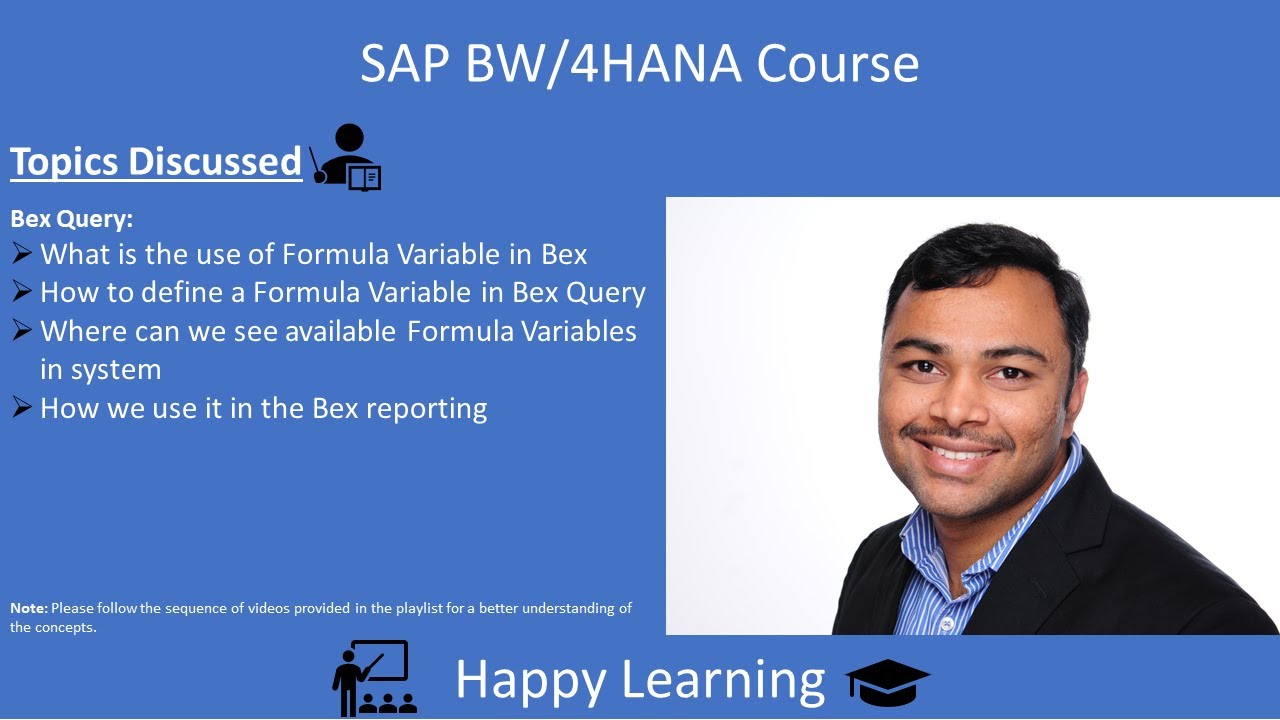 26 Bex Query Part 8   Formula Variable