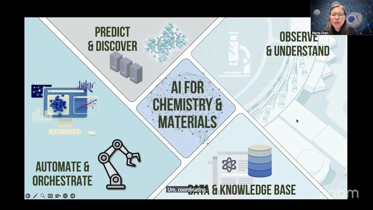 Maria Chan's Talk: AI for Materials and Chemistry