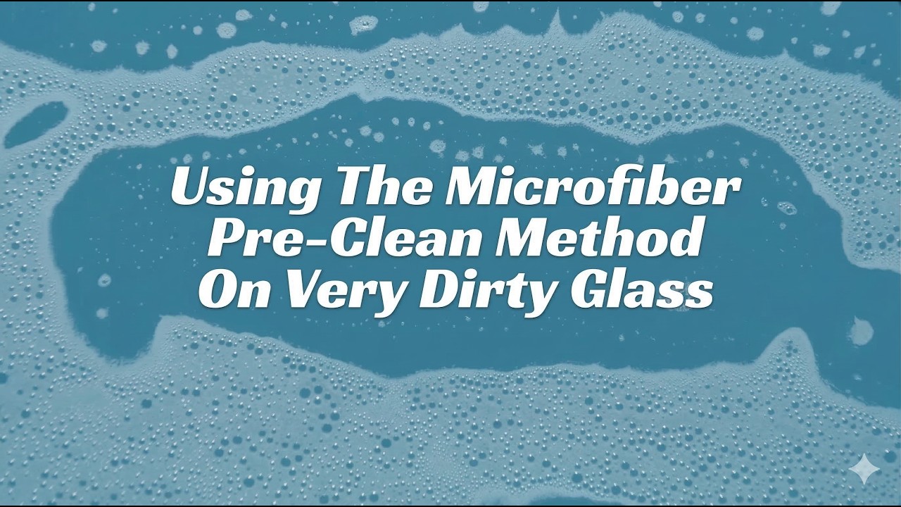 28. Using The MIcrofiber Pre-Clean Method On Very Dirty Glass