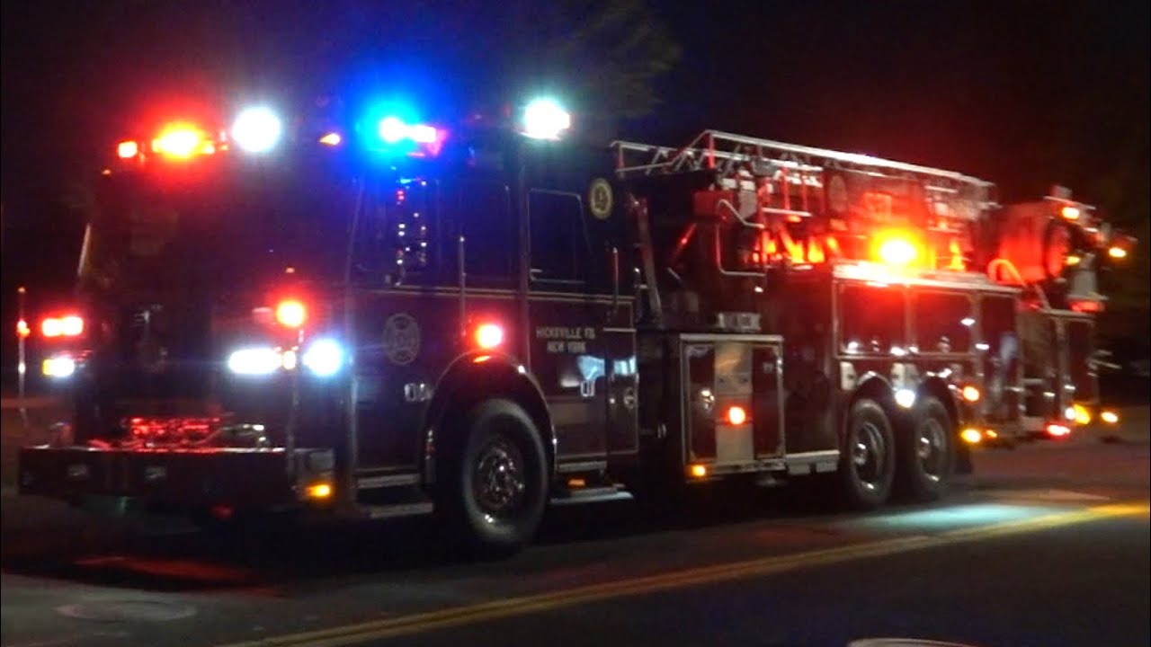 Hicksville Fire Department Ladder 931 Responding 6/16/24
