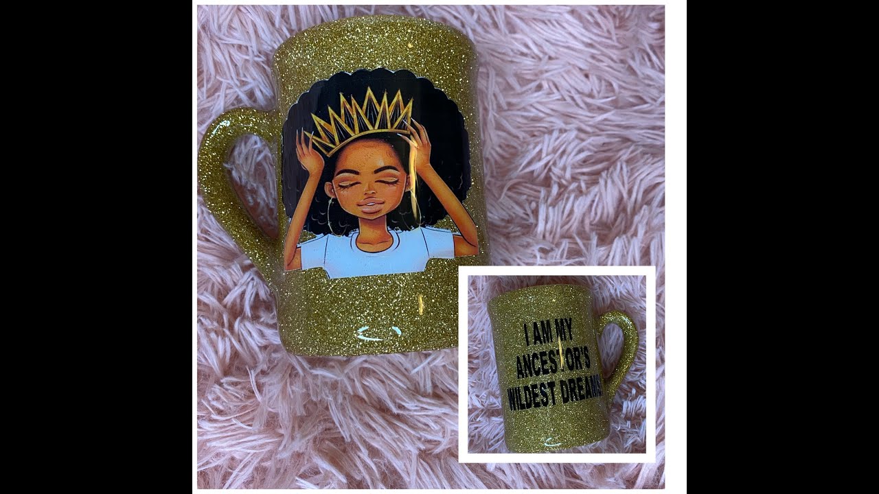 How To Add Glitter & Picture To A Mug