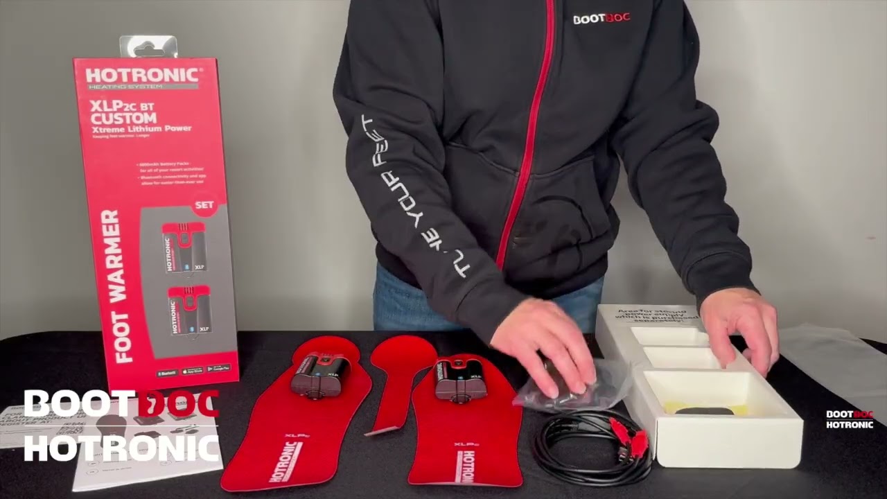 HOTRONIC XLP C Foot Warmers: What's in the box