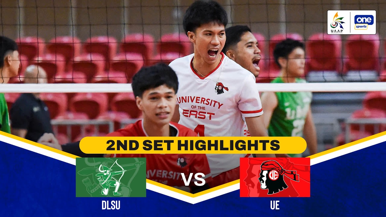 UE vs DLSU | SET 2 HIGHLIGHTS | UAAP SEASON 88 MEN&rsquo;S VOLLEYBALL | APR 15, 2026