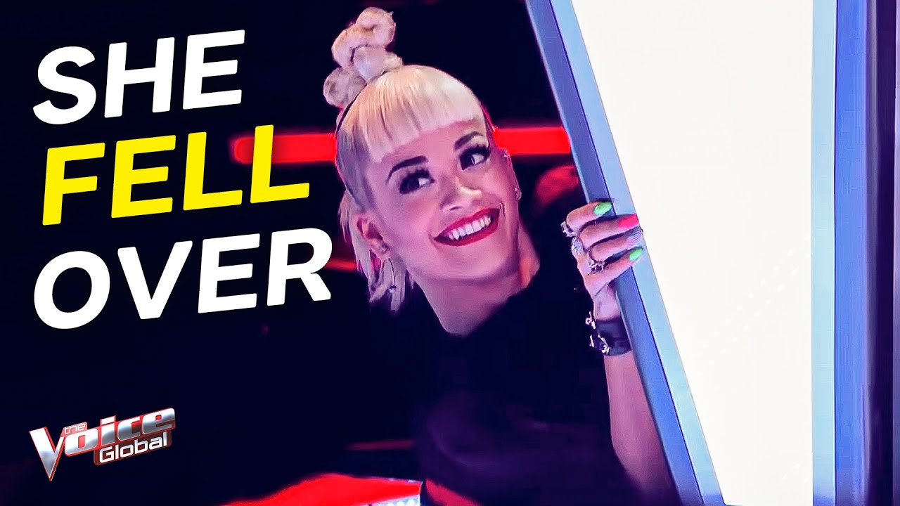 She LITERALLY Fell for Him! | The Voice
