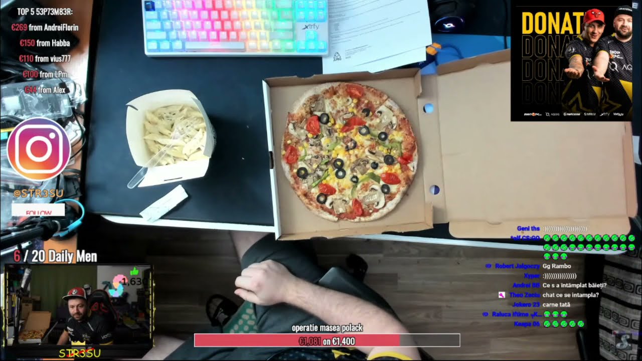 STR3SU CIRC TELEVIZAT PENTRU PIZZA VEGETARIANA