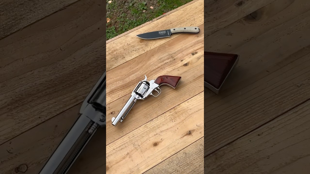 Ruger New Vaquero in .45LC (Long Colt).
