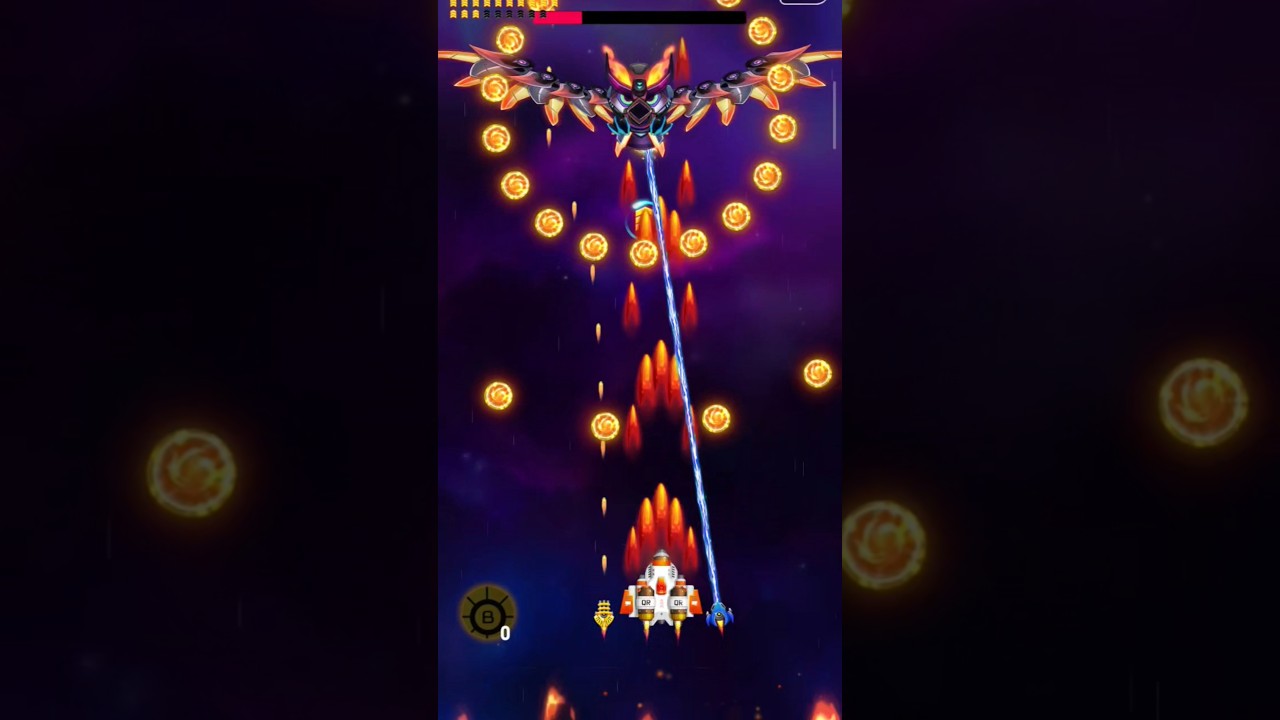 space shooting boss fight 