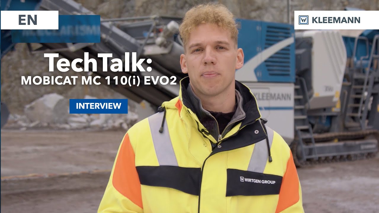 KLEEMANN TechTalk – Mobile Jaw Crusher MOBICAT MC 110(i) EVO2 in the Spotlight