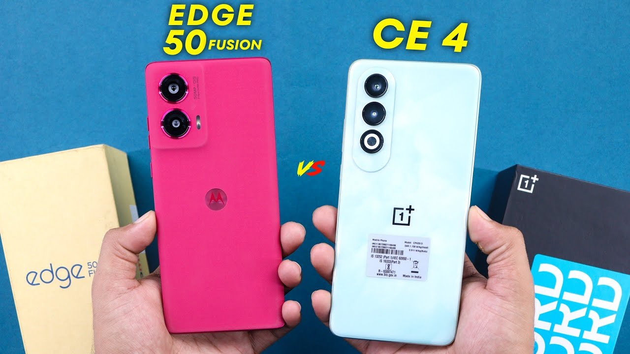 Moto Edge 50 Fusion vs Oneplus Nord CE 4 - Quick Comparison