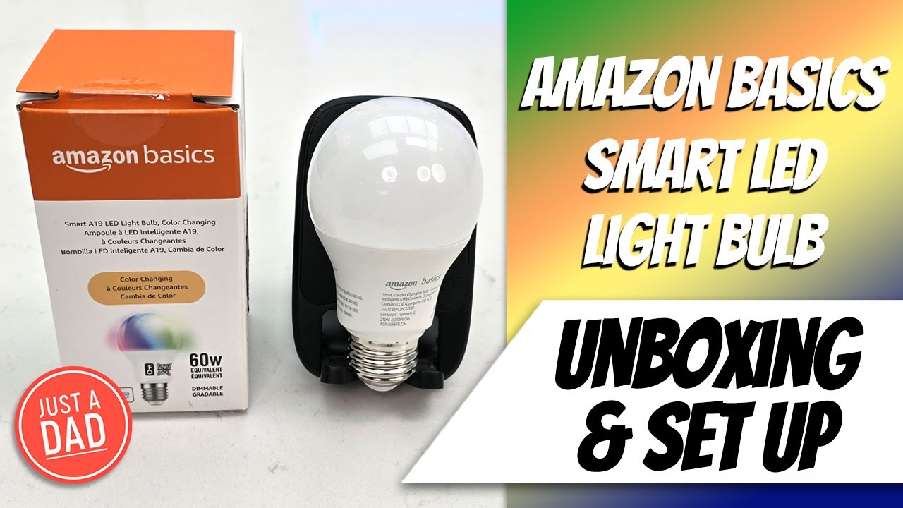 Amazon Basics Smart LED Light Bulb Review UNBOXING & SET UP