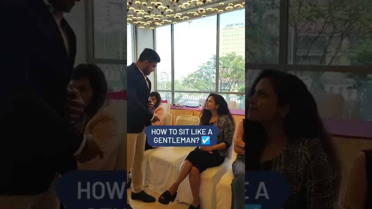 How To Sit Like a Gentleman #etiquetteshorts #shorts #NaxatraMeuva