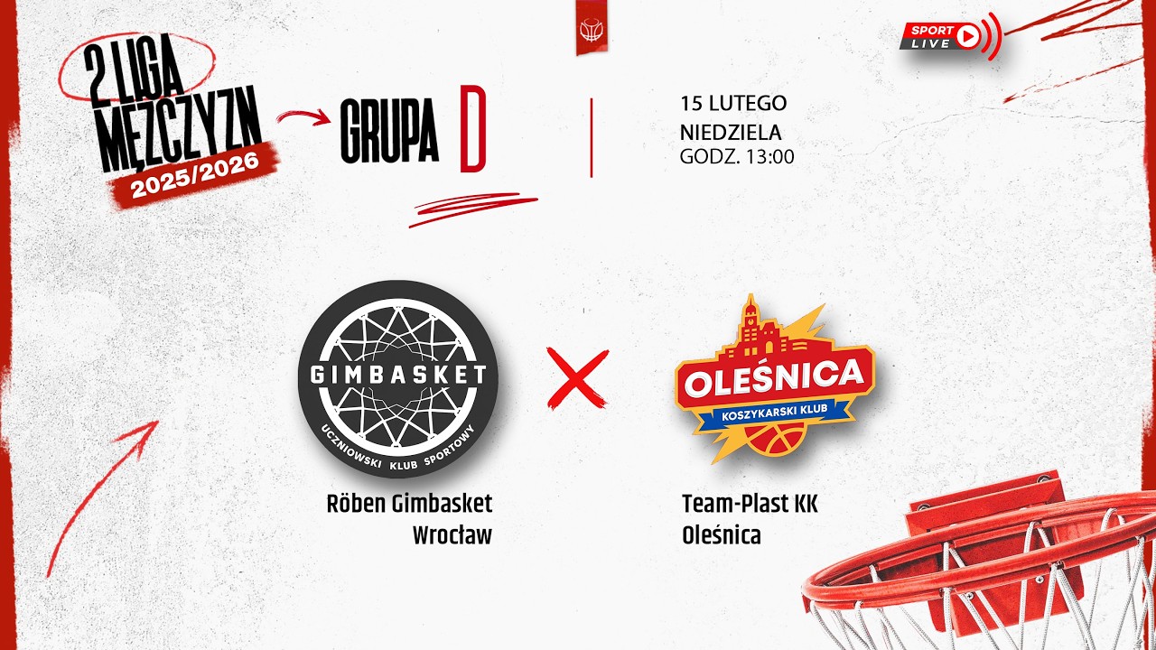 Röben Gimbasket Wrocław - Team-Plast KK Oleśnica (2 LM)