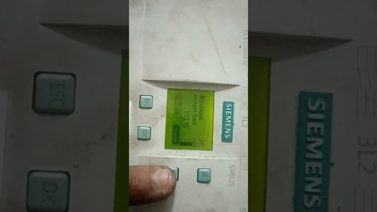Siemens 132kw motor soft starter settings overview in Hindi and urdu