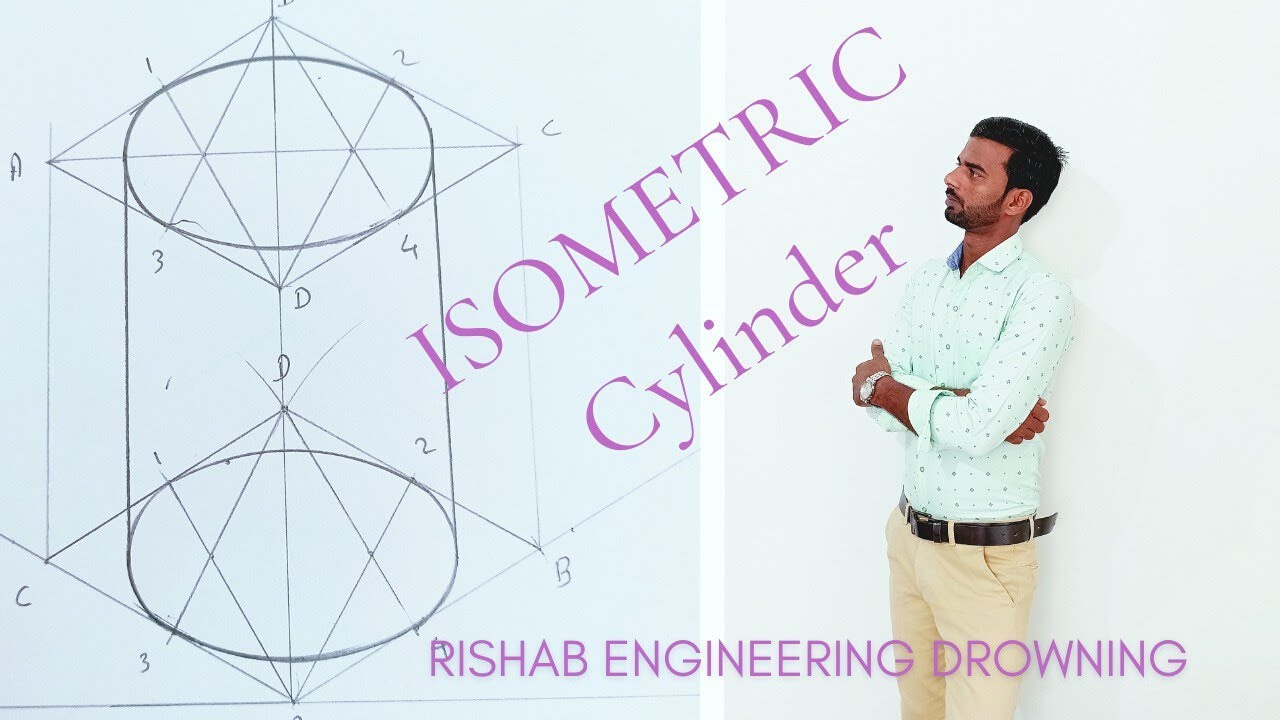 How to draw Isometric Cylinder. ?
