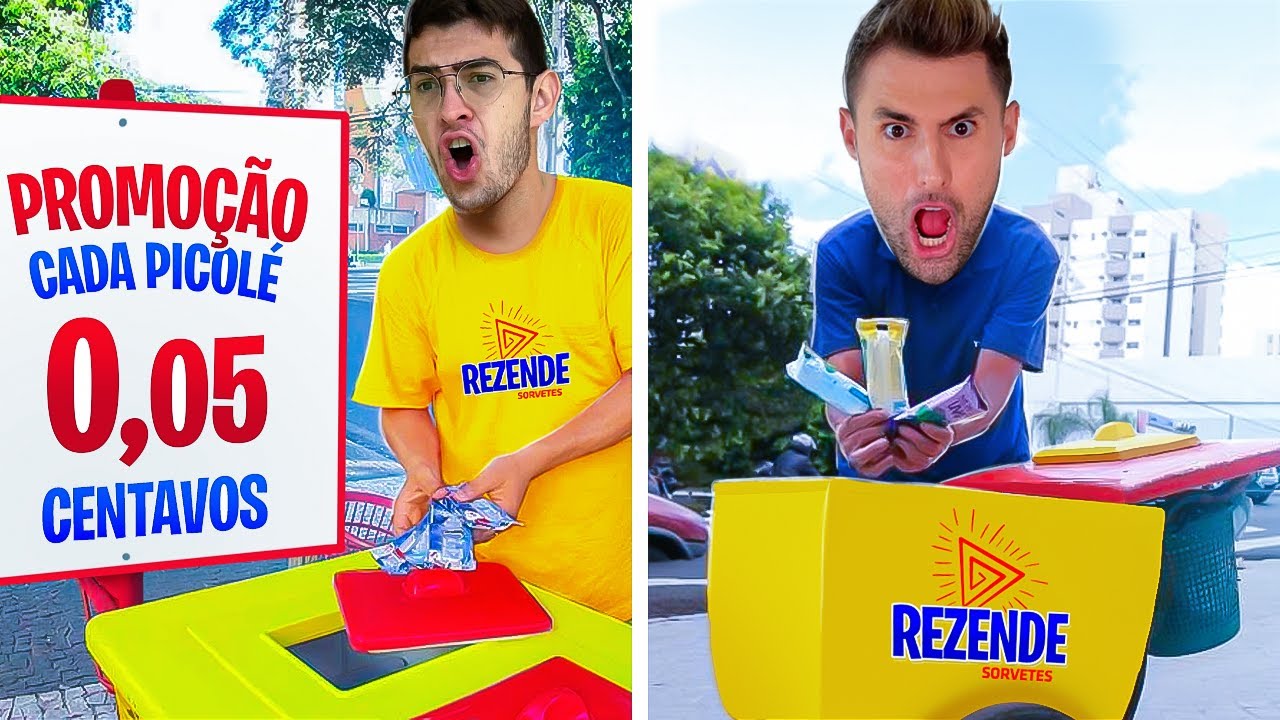 Quem Fizer Mais DINHEIRO Vendendo SORVETE Ganha!!