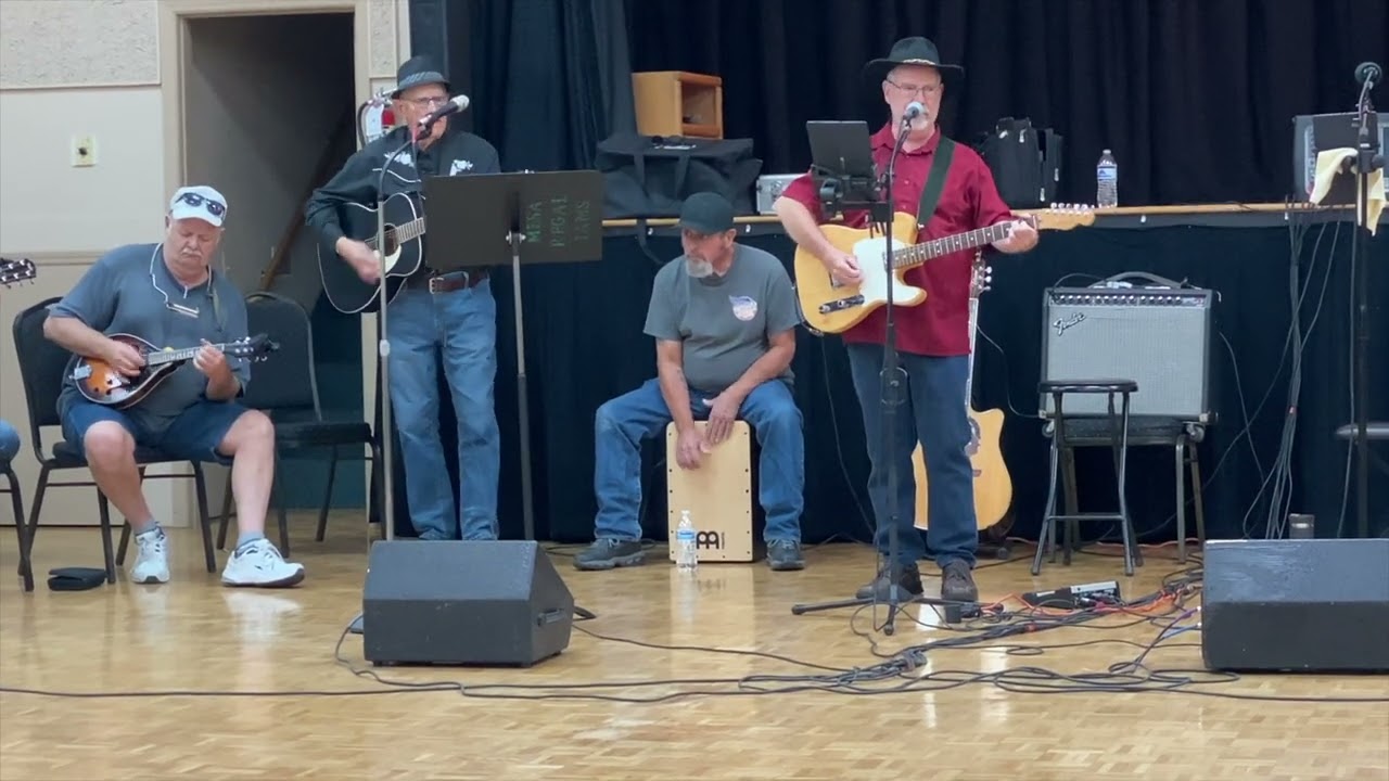 I Never Go Around Mirrors sang by Roger Dumouin, rhythm guitar--G