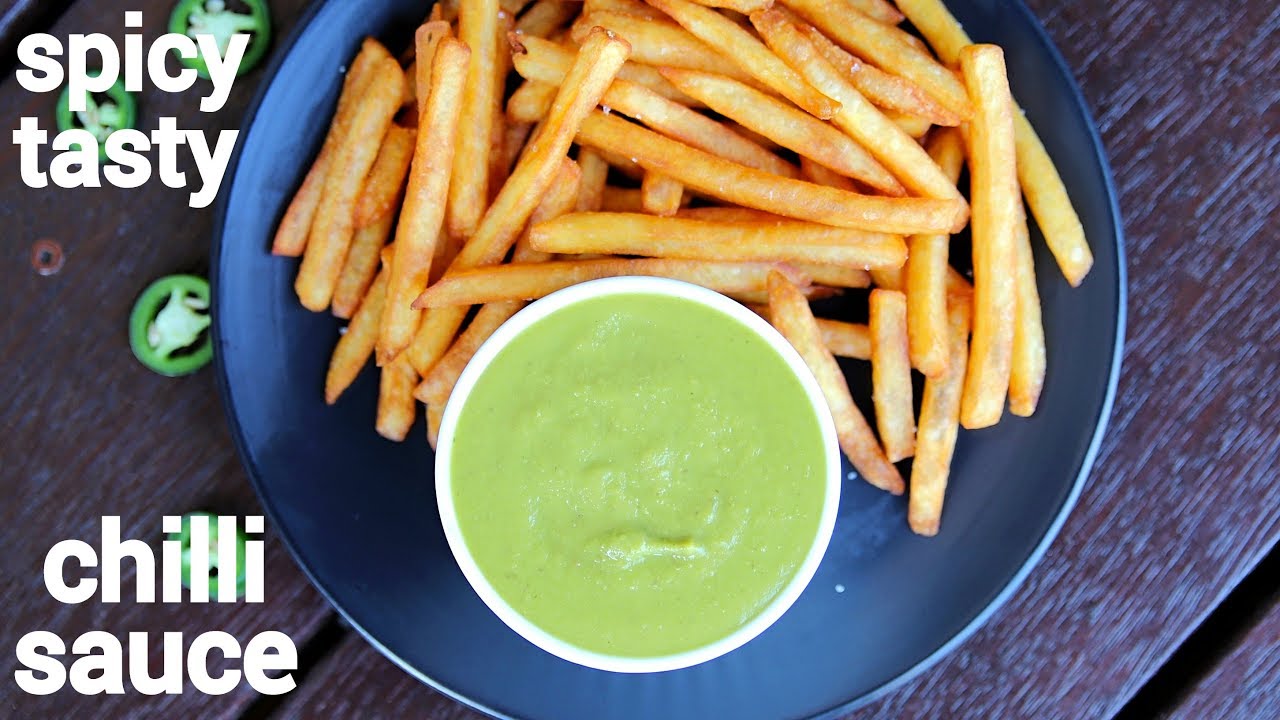 green chili sauce recipe | ग्रीन चिली सॉस रेसिपी | how to make chilli sauce | homemade chili sauce