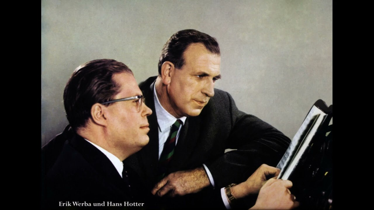 Hans Hotter im Gespräch mit Wolf-Eberhard von Lewinski