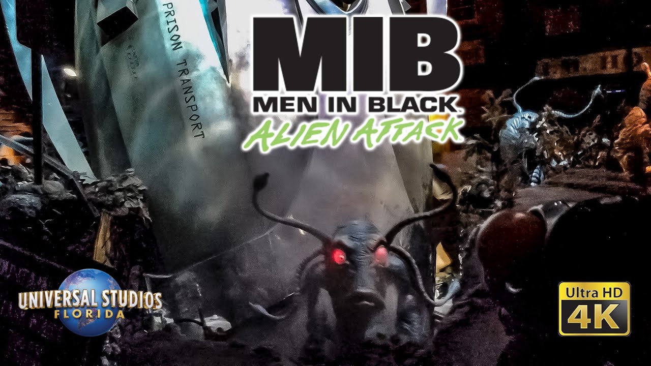 2022 Men in Black Alien Attack On Ride 4K POV Universal Studios Florida Orlando