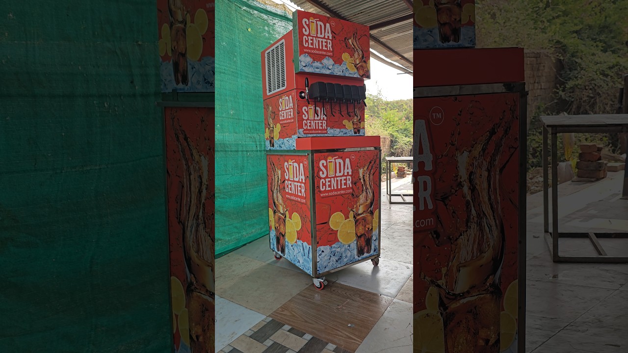 6+2 soda machine ready to  dispatch for mumbai , inqaury now.#shorts