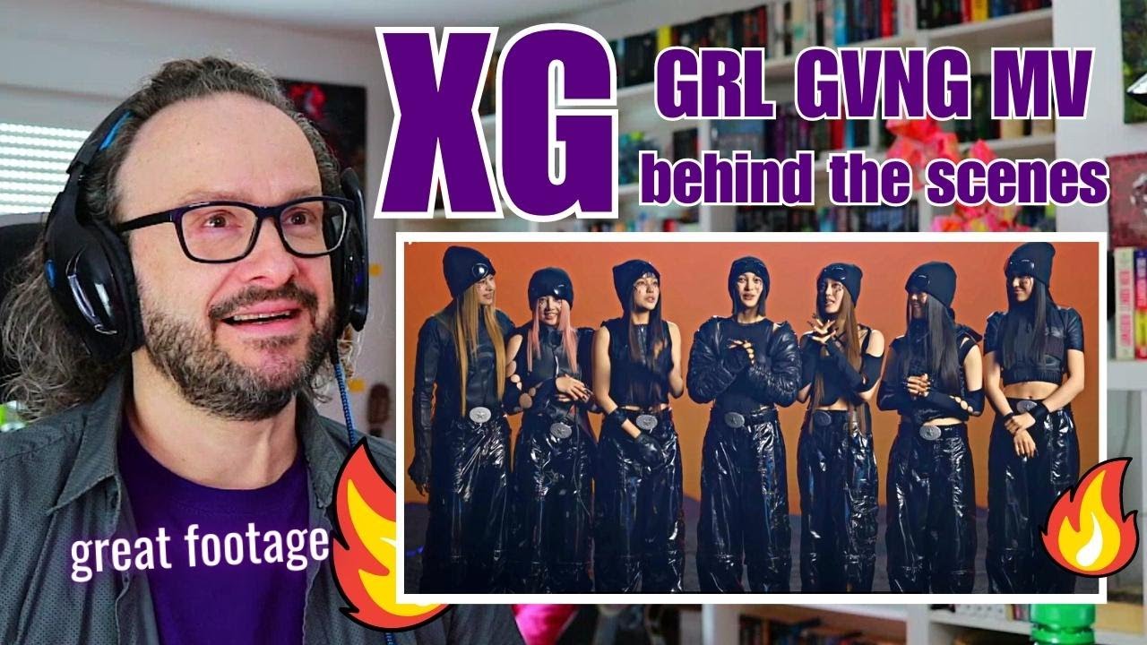 Behind the scenes XG - GRL GVNG MV reaction - Amazing footage