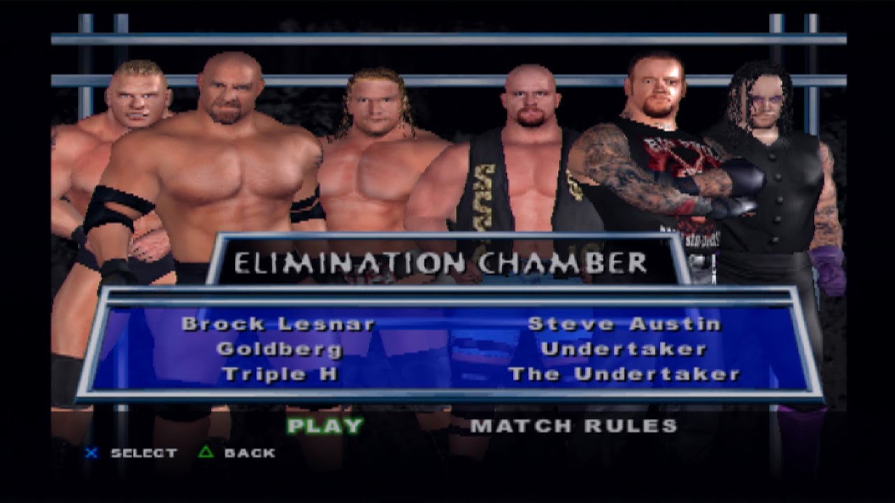 WOW! WWE SMACK DOWN - ELIMINATION CHAMBER WINNING BROCK LESNAR