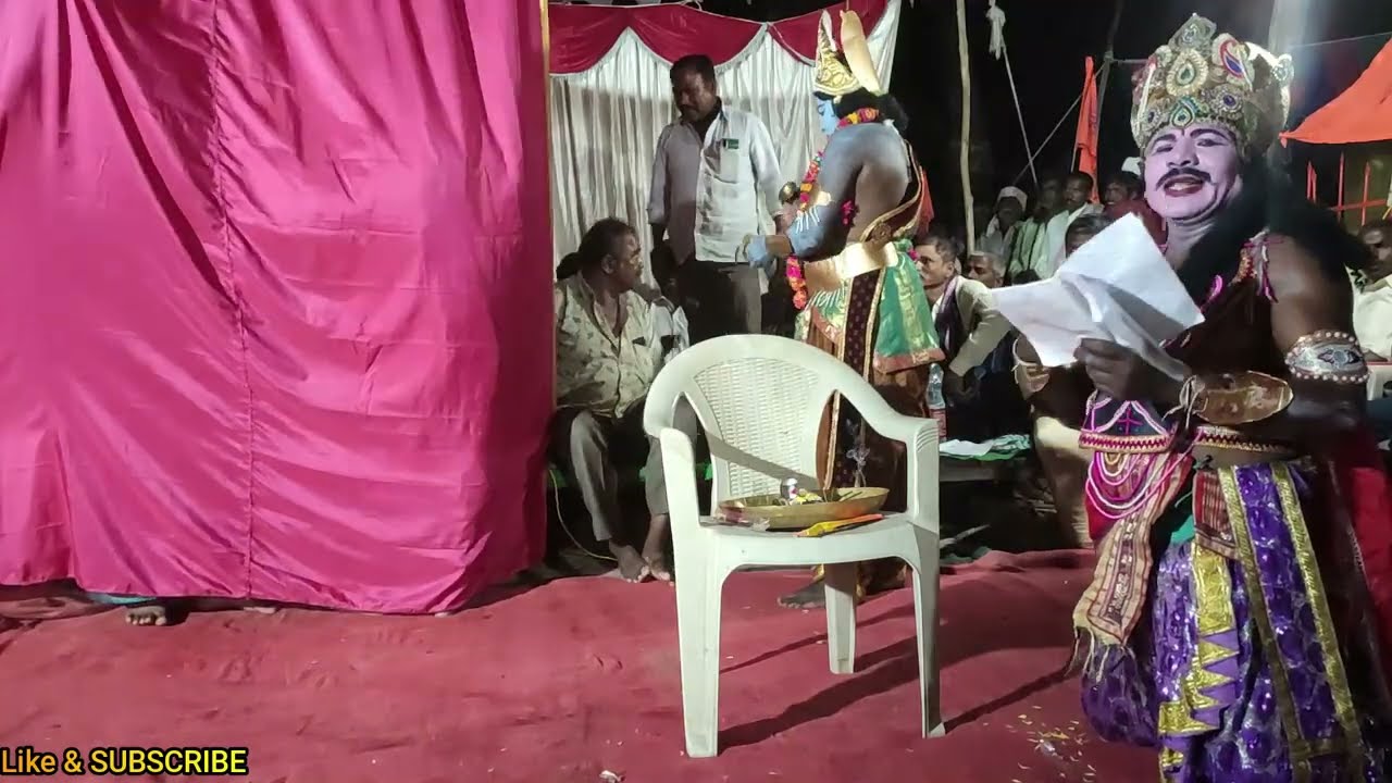 కిరాతార్జున యక్షగానం 2023 #Episode12 || సంస్థాన్ నారాయణపురం|| Kiraatarjuneeyam yekshaganam