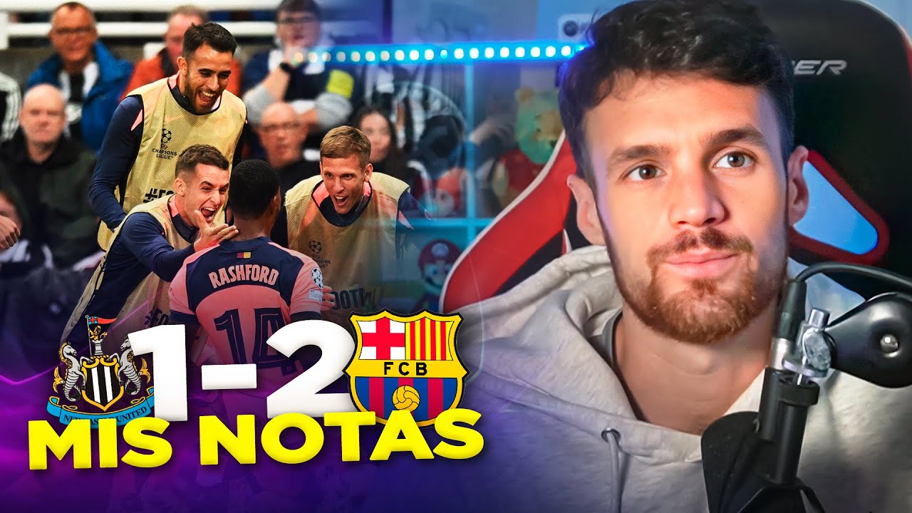 LAS NOTAS DEL NEWCASTLE - FC BARCELONA