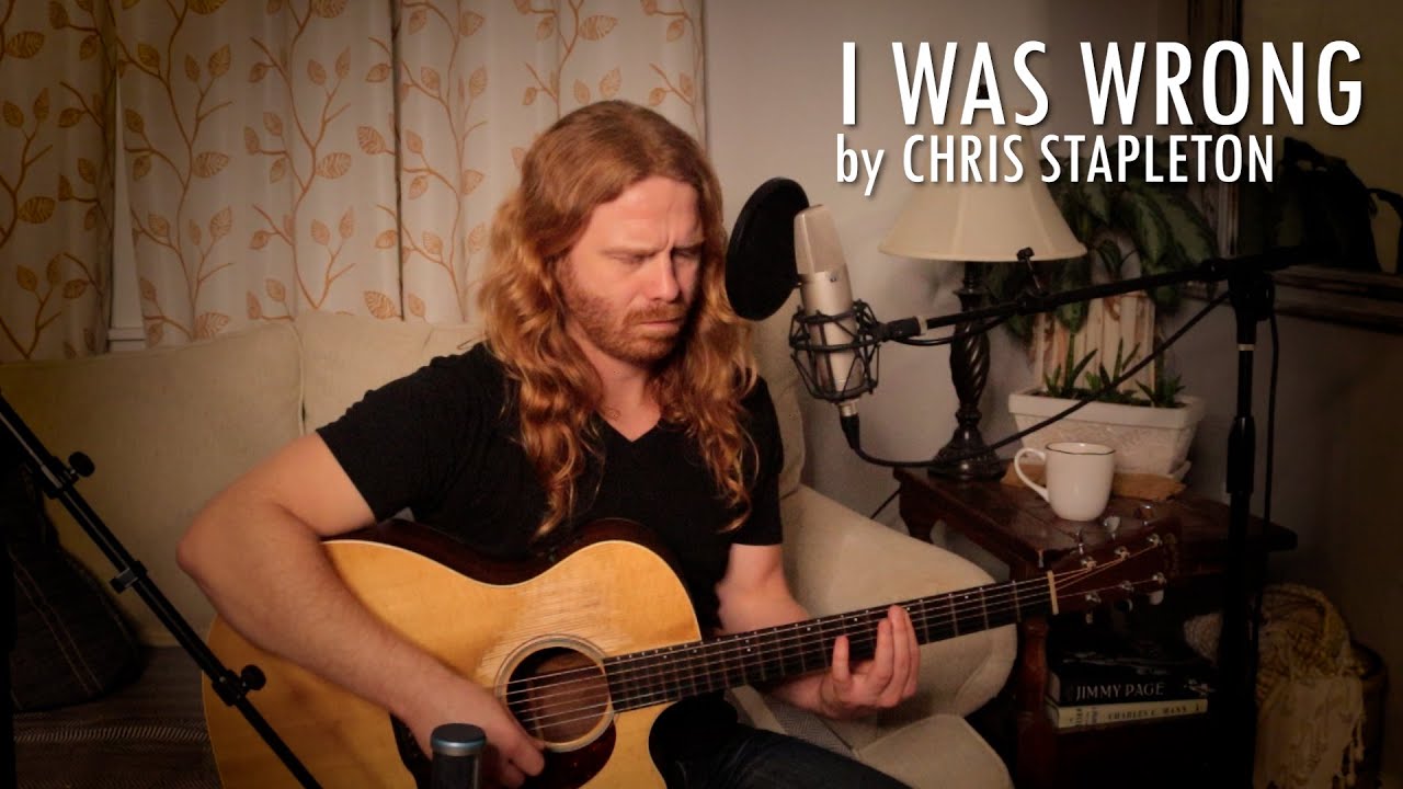 "I Was Wrong" by Chris Stapleton - Adam Pearce (Acoustic Cover)