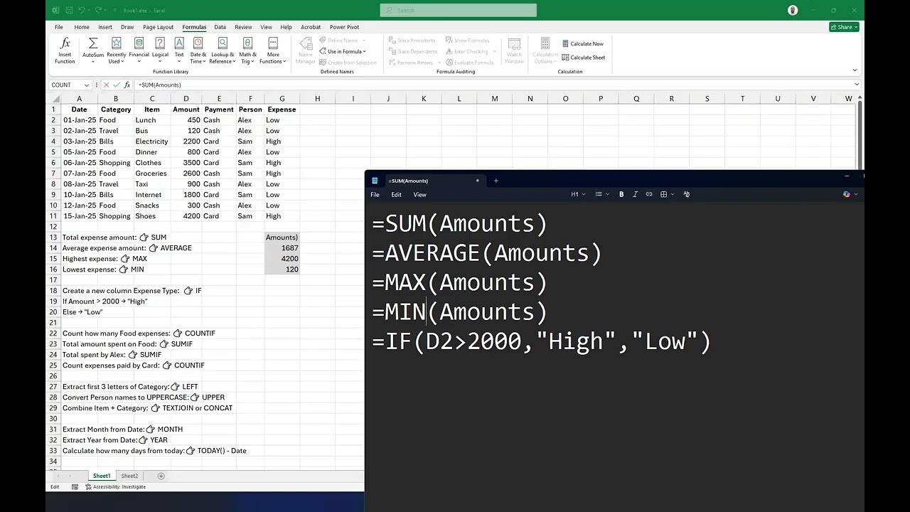 Excel III