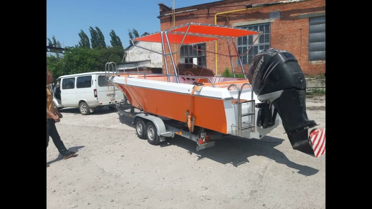 Лодка пластиковая Максимус-750. Купить широкую лодку. #купитьлодку