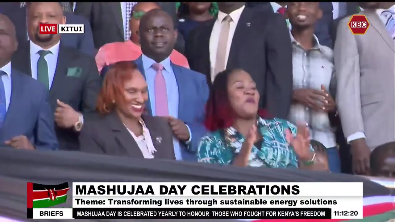 Spectacular entertainment at Ithookwe Stadium in Kitui County as Kenya marks Mashujaa Day 2025