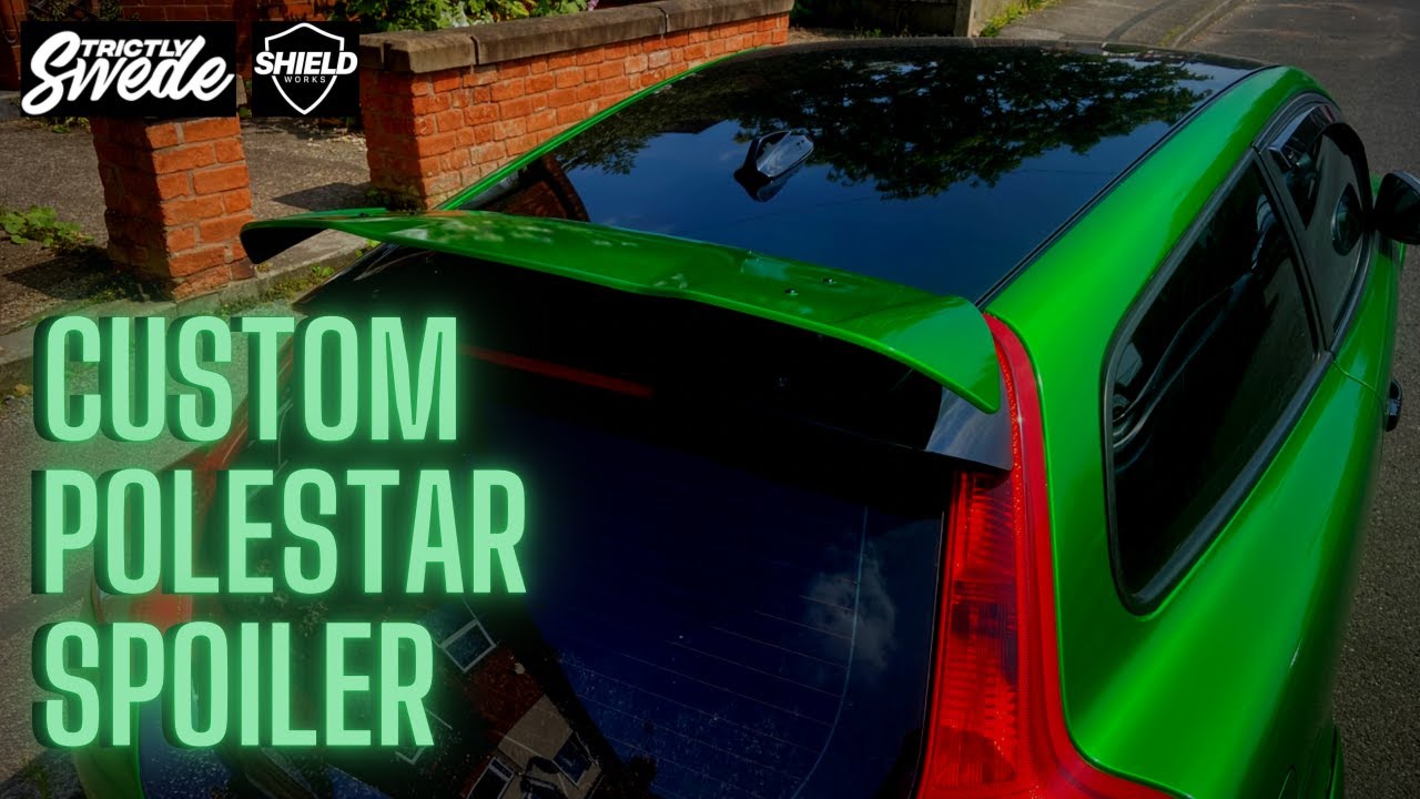 Custom made polestar spoiler on my Volvo c30
