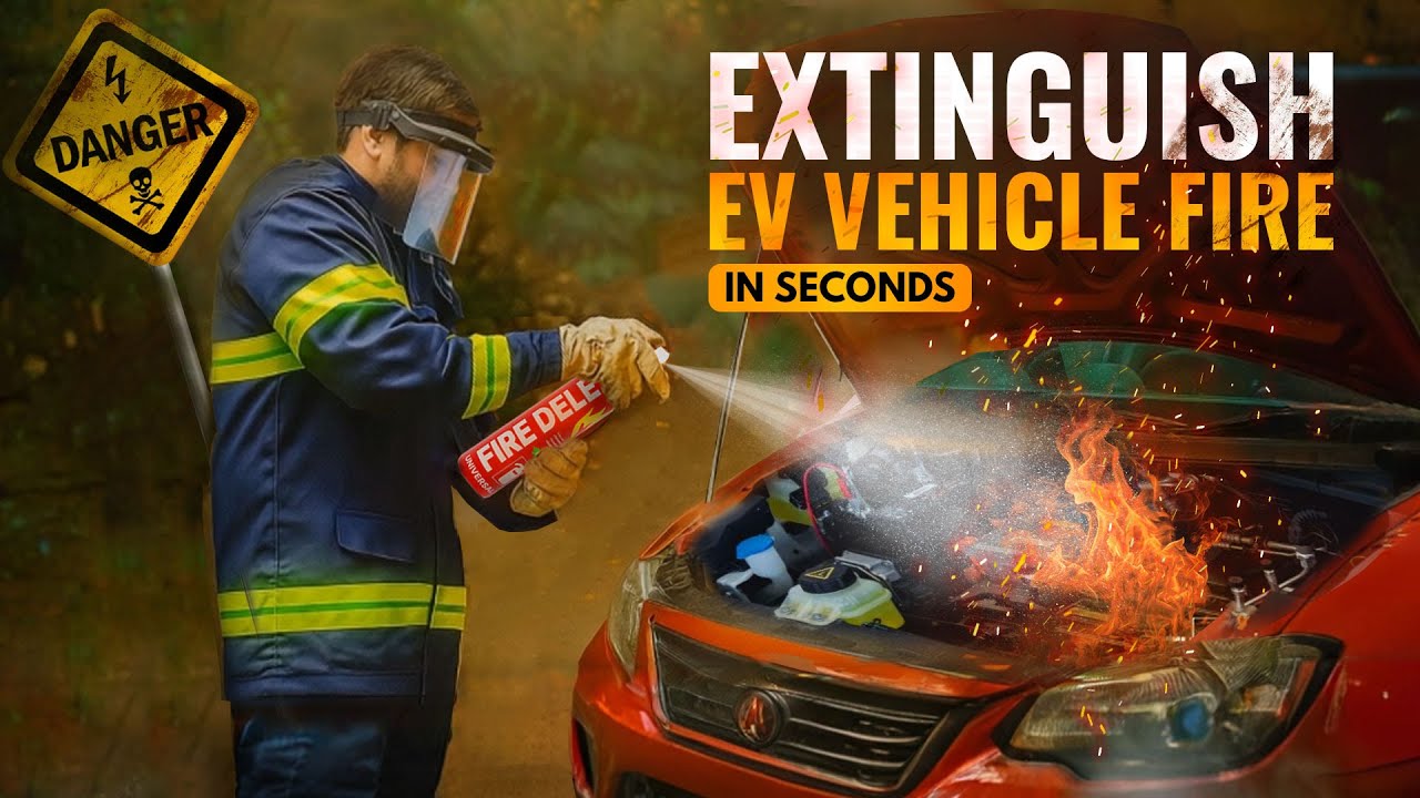 Fire Delete Demo: Watch Battery on Fire Extinguished in Seconds! | FireRID