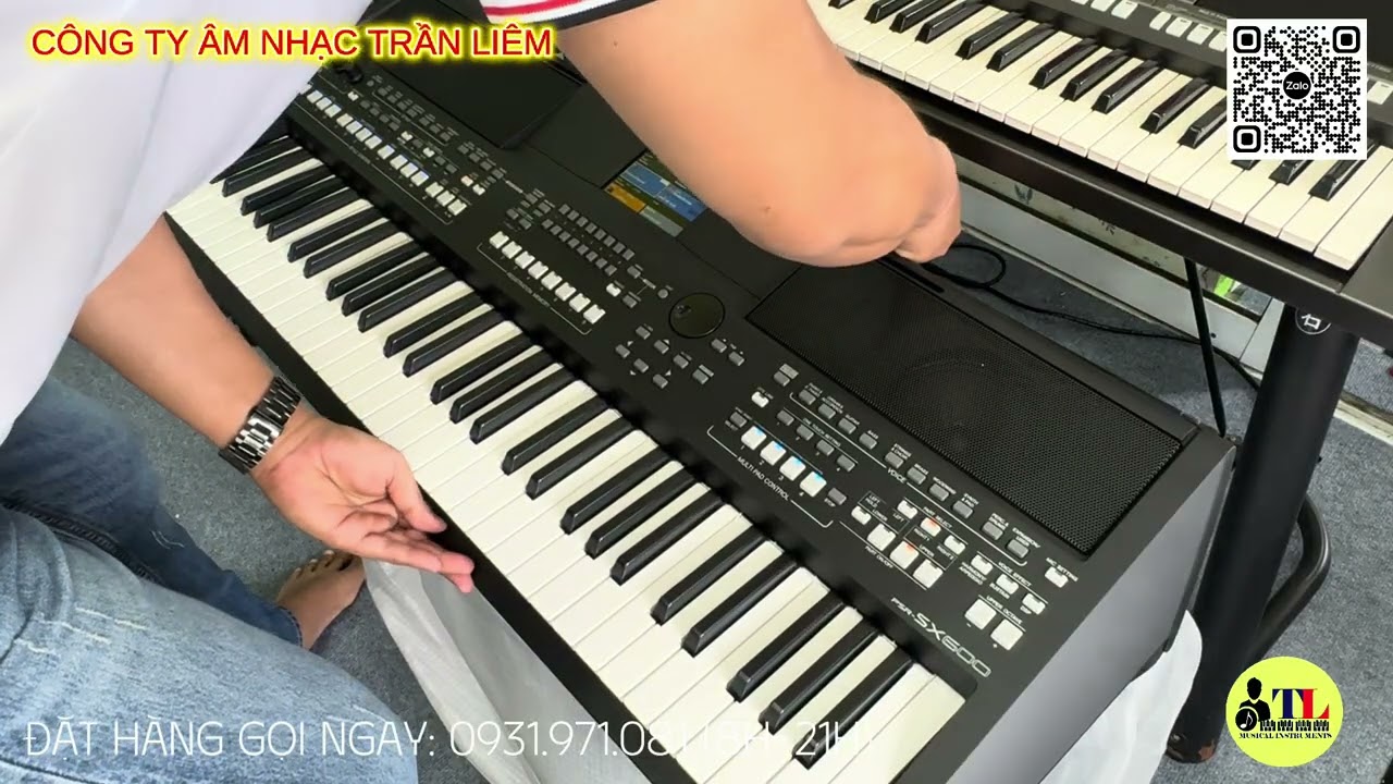 Khui Thùng Đàn Organ Yamaha PSR SX600 New về Thanh Hóa với anh Tuyệt
