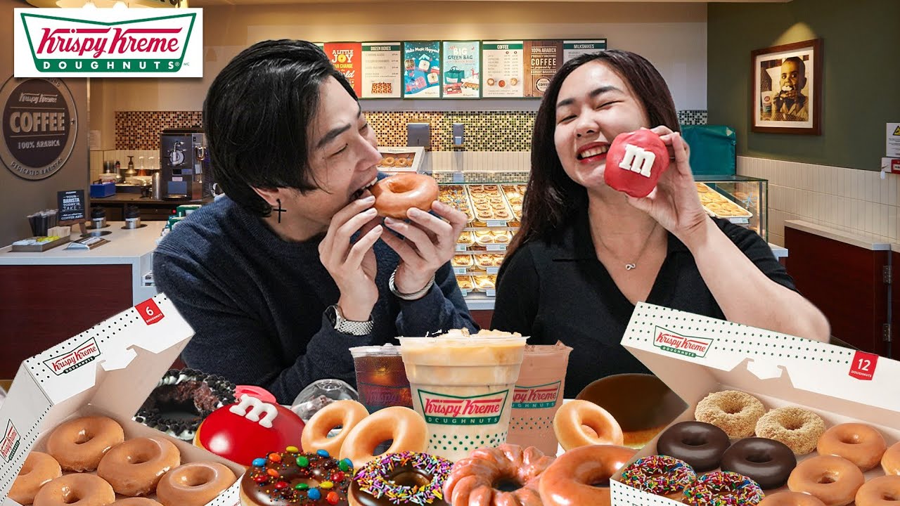 BUYING EVERYTHING IN THE MENU! (Krispy Kreme edition)