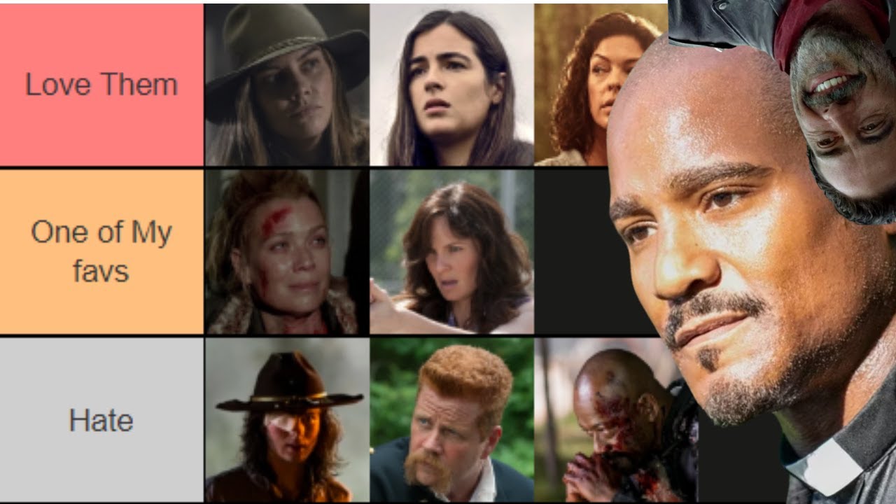 Who Are My Personal Favourite Walking Dead Characters??? - Tier Ranking