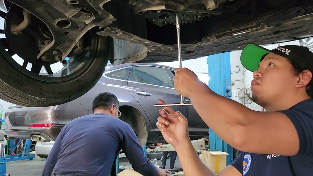 GEELY EMGRAND 2023 HOW TO CHANGE OIL GEAR AND FILTER P1
