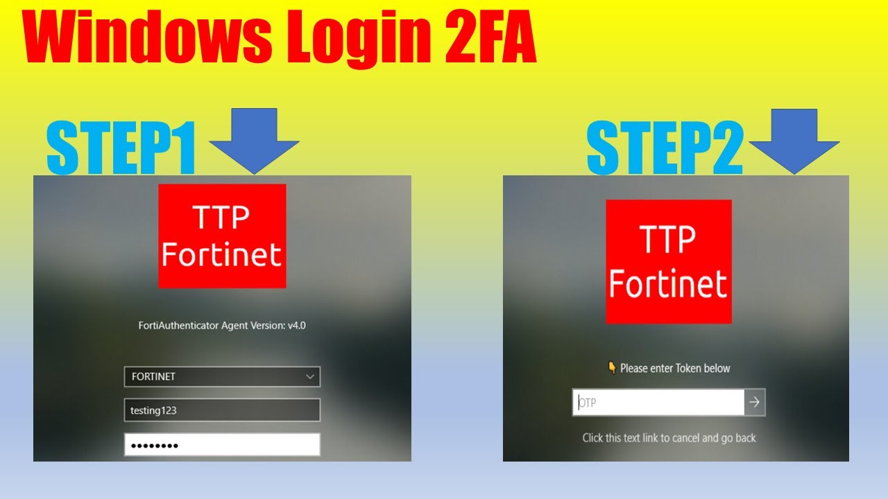 Вход в Windows с 2FA — FortiAuthenticator