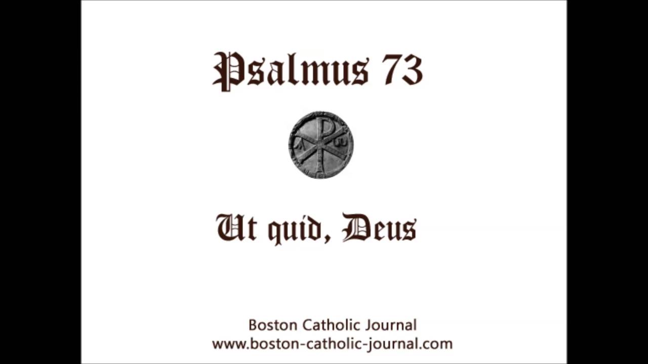 Psalm 73 in Latin