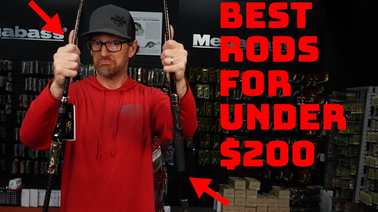 The 5 Best Bass Fishing Rods For Under $200?!