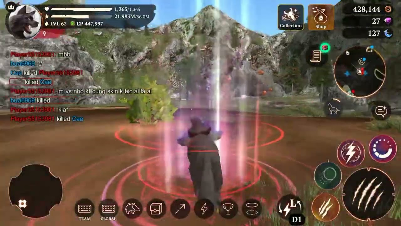 ◇The Wolf ◇！1k大混戰！大家都用速度強化速戰速決:)（這次沒有配音）𓃥黑̵̱̩̗̫͔̉̈狼̸̝͉̥͉̾̚𝕭𝖑𝖆𝖈𝖐𝖂𝖔𝖑𝖋𓃥