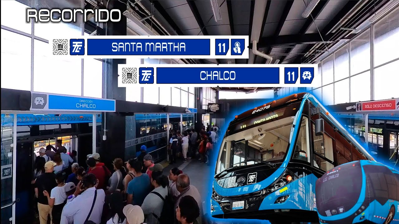 Inauguraci&oacute;n Troleb&uacute;s Chalco Santa Martha recorrido completo