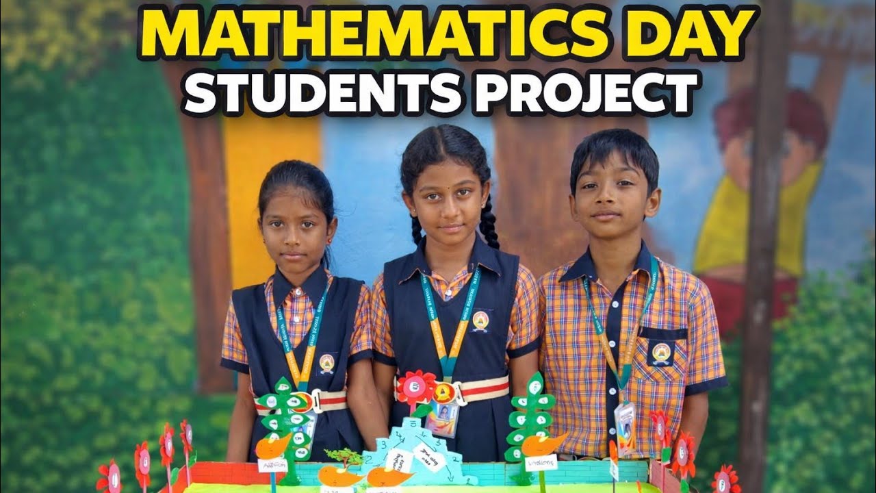 National Mathematics Day Dec 22 | School Maths Exhibition | Student Projects | Ashwika